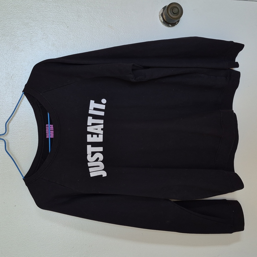 Married to the Mob Black Crewneck Sweater